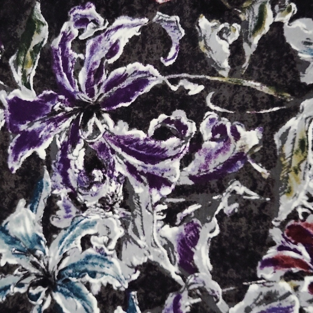 NWT J. JILL Wearever Collection Floral Shift Dress Small Petite Long Sleeve - Picture 4 of 6